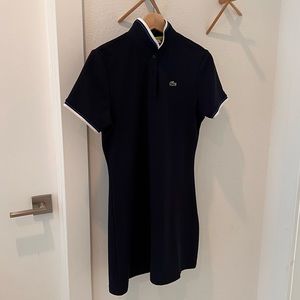 Womens Lacoste Stretch Cotton Polo Dress (size38)